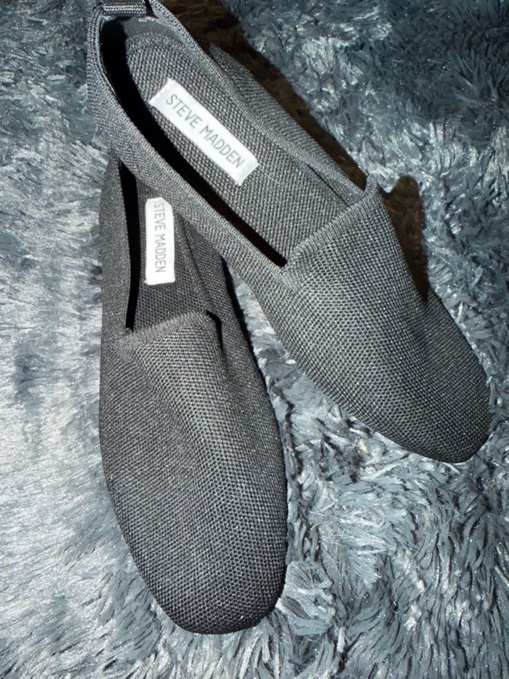 NWOT or box Steve Madden women’s  size 7 Black Slip-On Loafers flats
